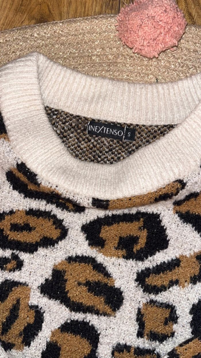 Pull hiver léopard - photo numéro 2