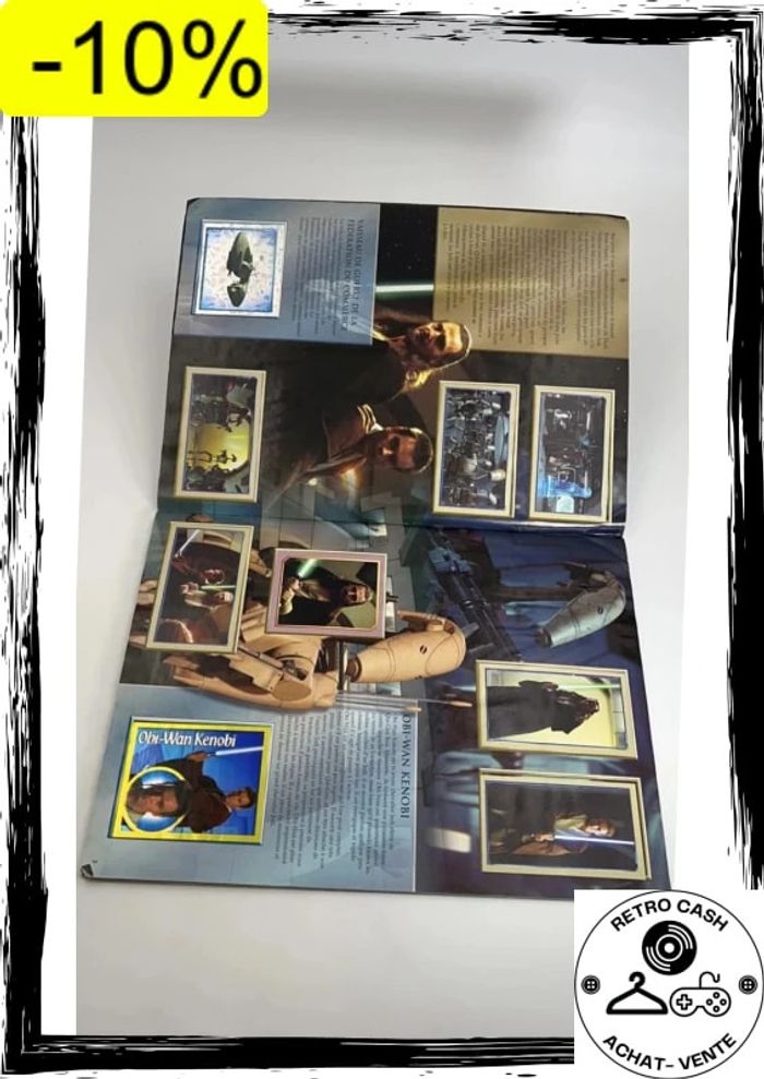 Album incomplet il manque 1 vignette Star Wars epidose 1 Merlin Lucasfilm 1999 - photo numéro 4