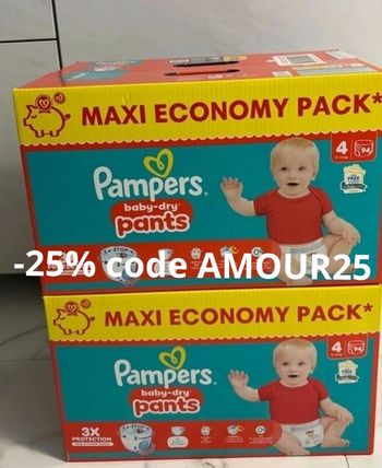 2 packs de 94 couches