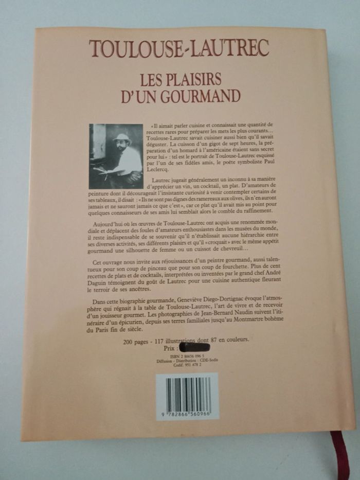 * Toulouse-Lautrec Les plaisirs d'un gourmand - photo numéro 2