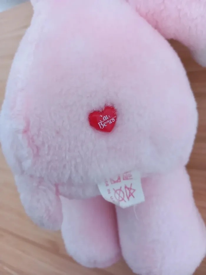 Peluche bisounours care bears rose arc en ciel - photo numéro 6
