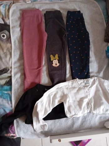 Lot leggings fille 6 ans,