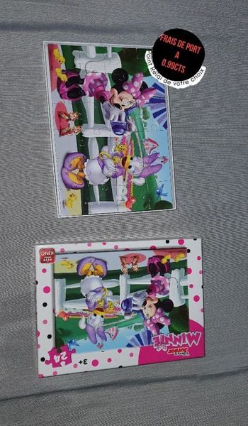 Puzzle minnie fille 24 pièces  des 3 ans et +