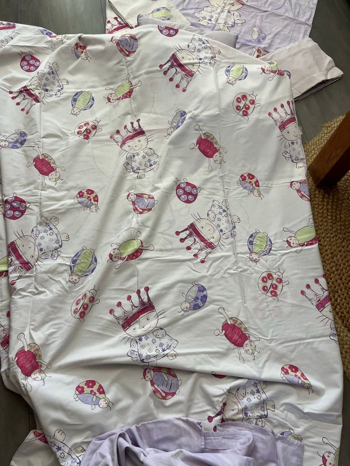 Parure de lit carré blanc - photo numéro 5