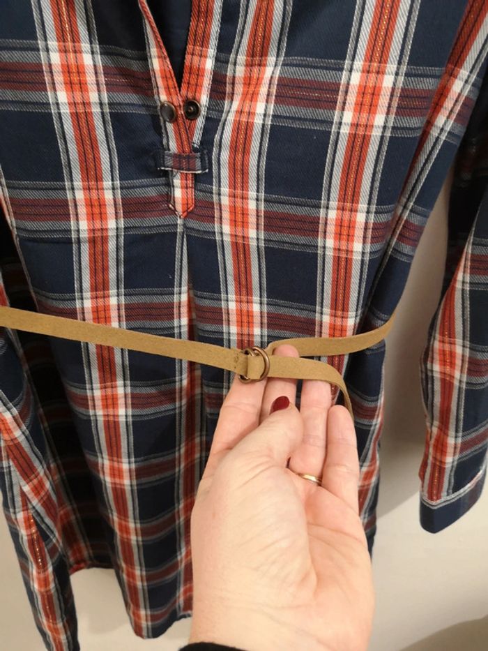 Tunique à carreaux 10 ans - photo numéro 3