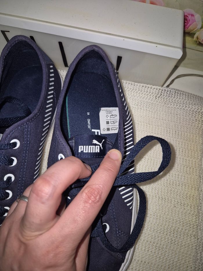 Baskets puma bleu 37.5 - photo numéro 4