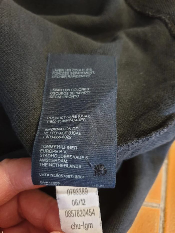 Polo homme Tommy Hilfiger S slim fit bleu marine - photo numéro 7