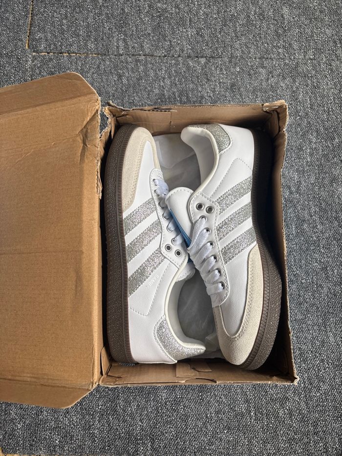 adidas Samba pailleté Argent silver taille 39