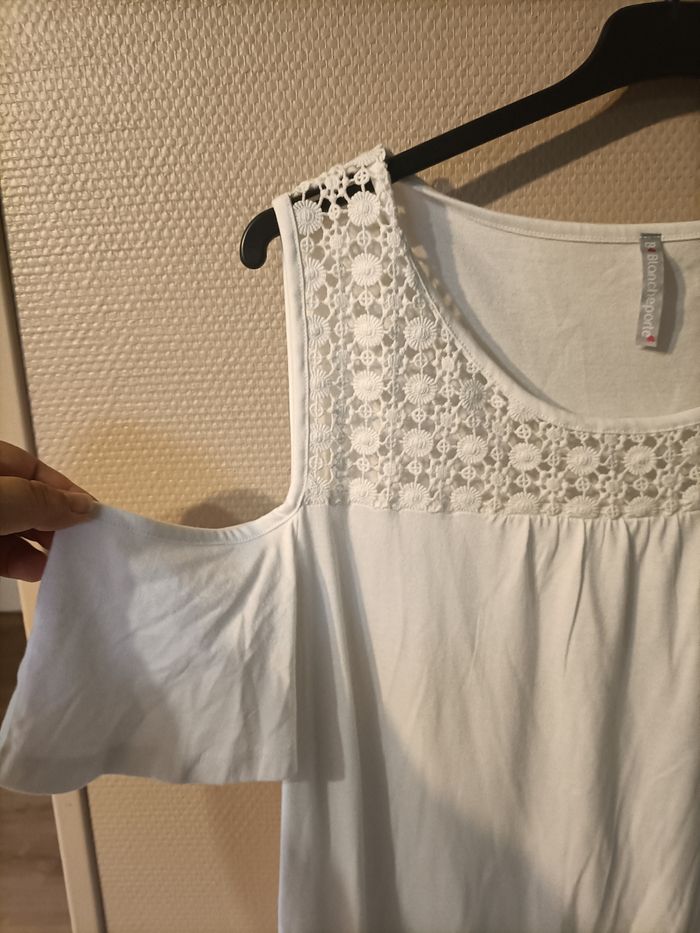 Robe blanche mi longue - photo numéro 4