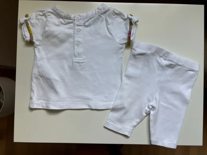 Ensemble T shirt et Pantalon 3 mois Obaibi - photo numéro 2