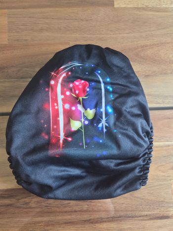 Couche Rose sous verre