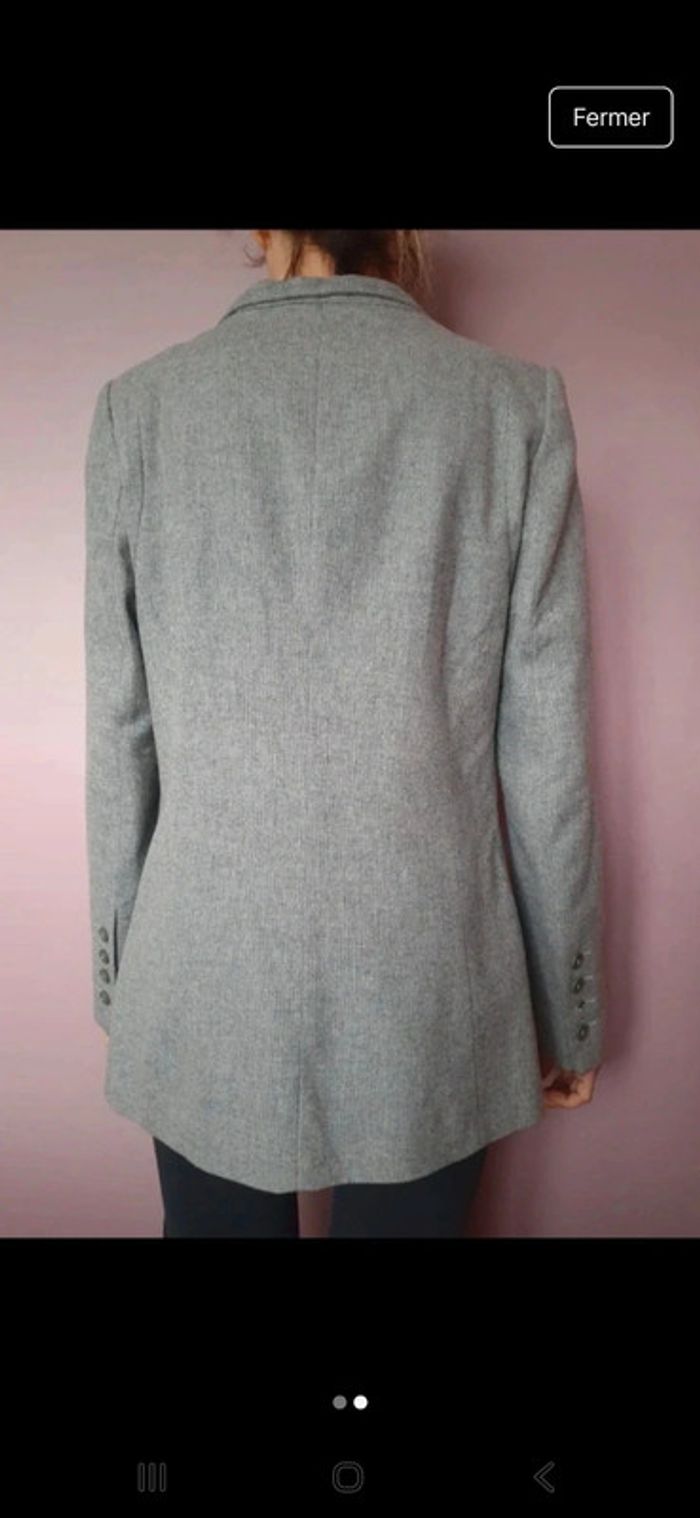 Veste gris clair - photo numéro 2