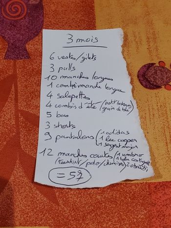 Lot habits 3 mois garçon 