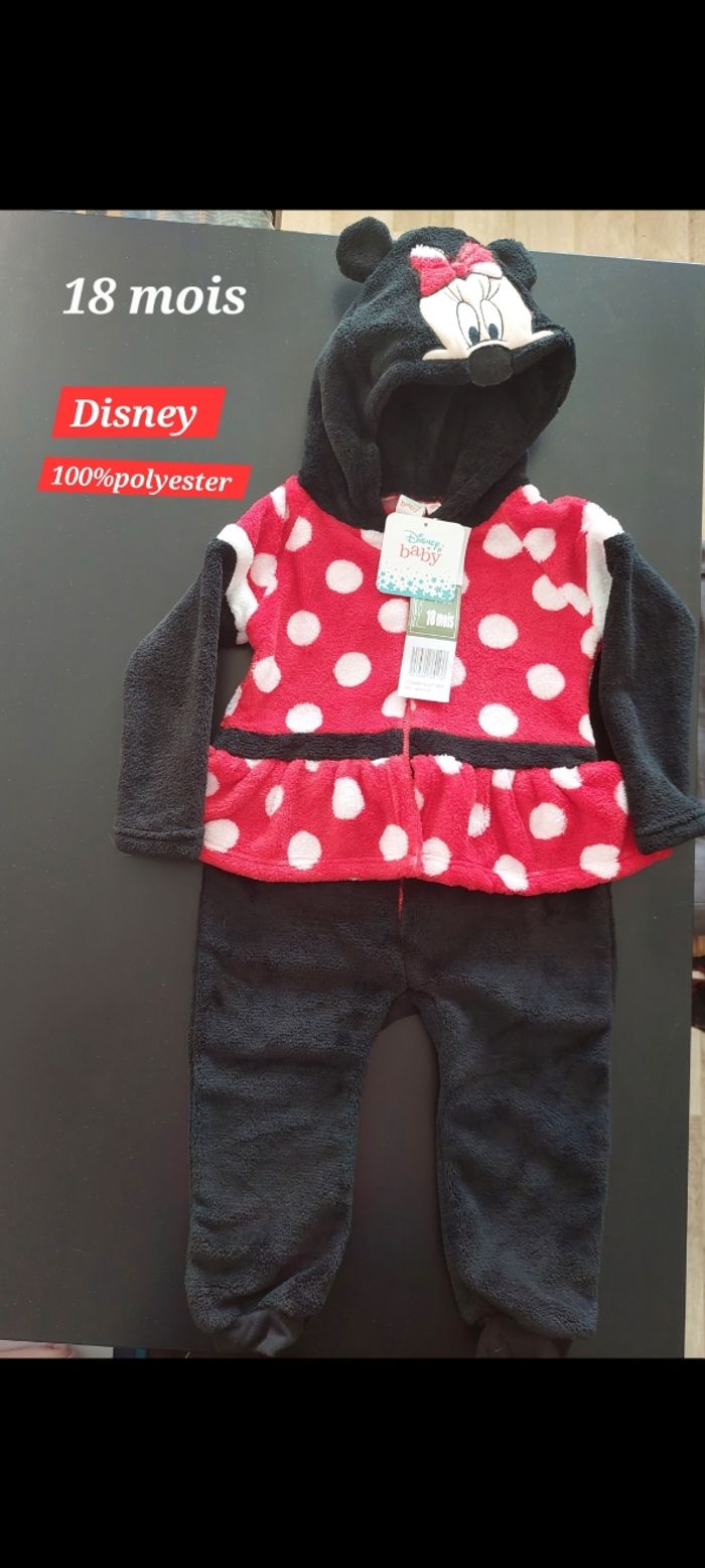 Grenouillère chaude Minnie fille 18mois