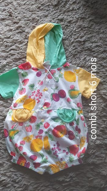 Combi short 6 mois