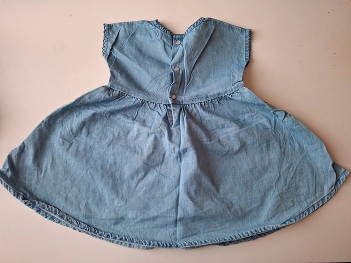 Robe en jean léger Bout'chou taille 12 mois - photo numéro 2