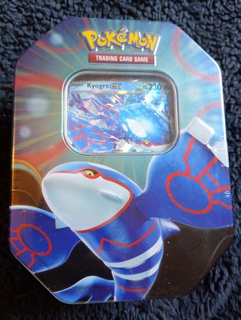 Pokémon Tin Kyogre EX FR scellée + 4 boosters