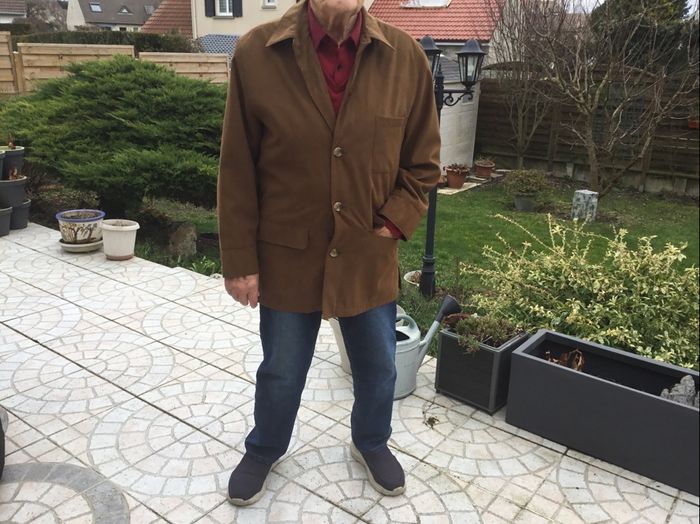 Veste homme en suédine