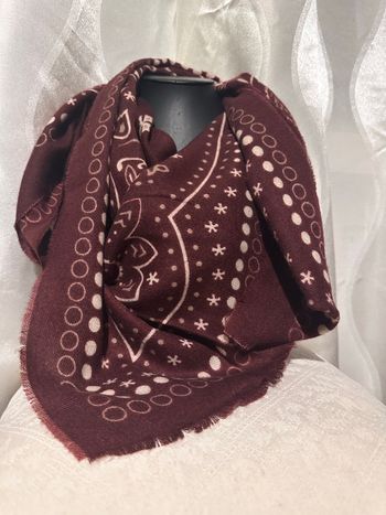 Foulard bandana bordeaux 