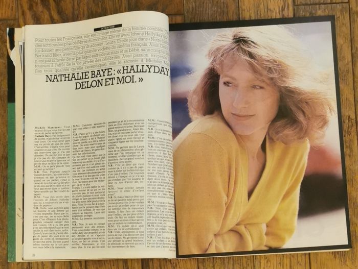 Ancien magazine marie claire 1984 Nathalie baye vintage - photo numéro 4