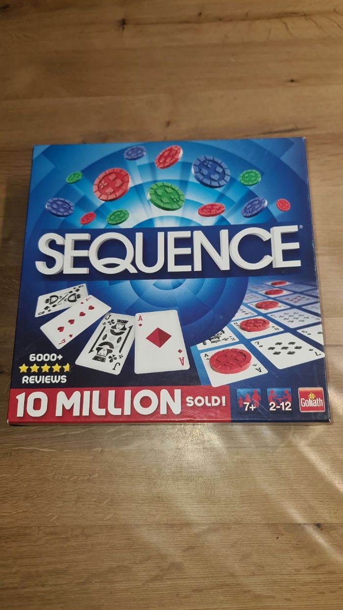 Neuf jeu de société Séquence des éditions Goliath,