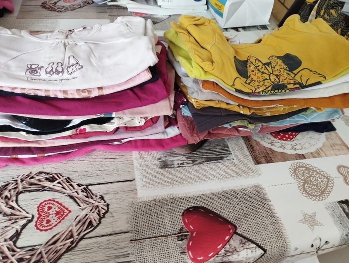 Lots tee short 24 mois