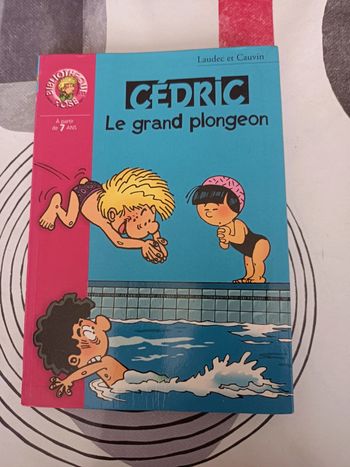 Livre la bibliothèque rose Cédric Le grand plongeon en état satisfaisant