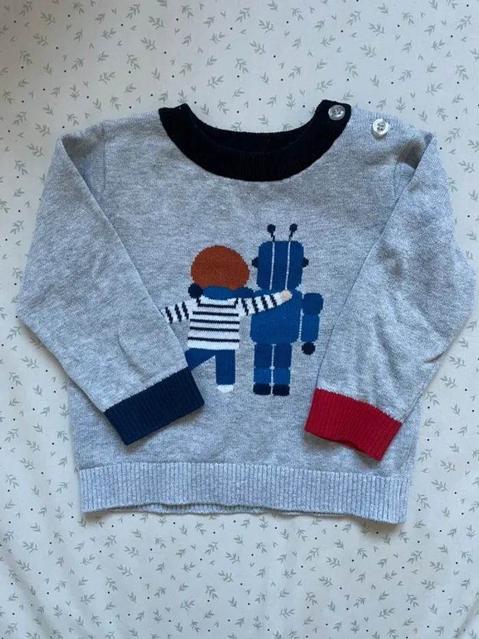Pull Jacadi 12 mois - photo numéro 2