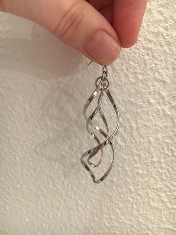 Boucle d oreilles argent