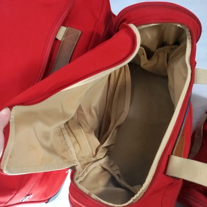Set valise - lot de bagage Lancel rouge - photo numéro 3