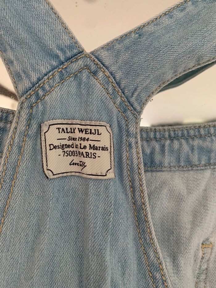 Salopette short Tally Weijl en jean taille XS - photo numéro 3