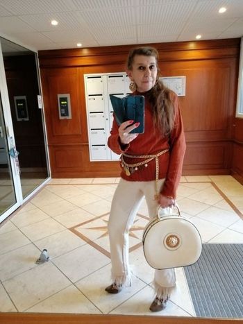 Pulle rouille liseré doré KIABI neuf