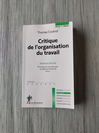 Critique de l'organisation du travail