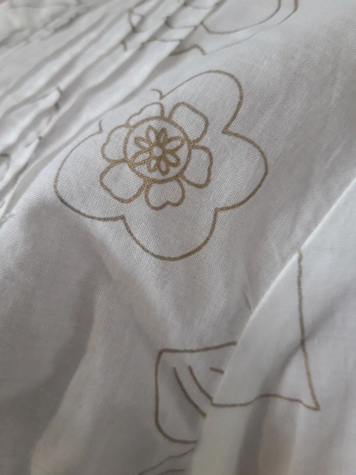 Blouse 3/4 Coton (blanc), XL / 42 / 14 - photo numéro 3