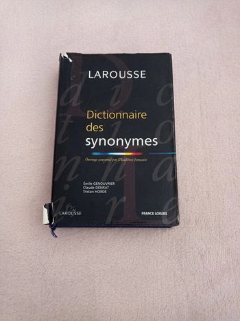 Dictionnaire des synonymes