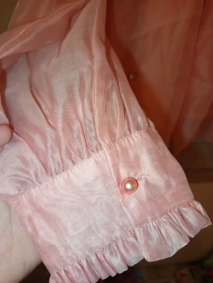 Magnifique top manches longues avec noeud et strass taille XL neuf - photo numéro 4
