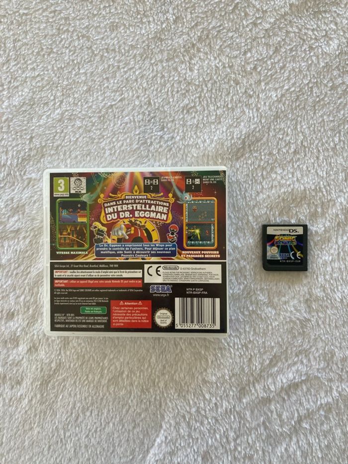 Jeu DS Sonic colours - photo numéro 2