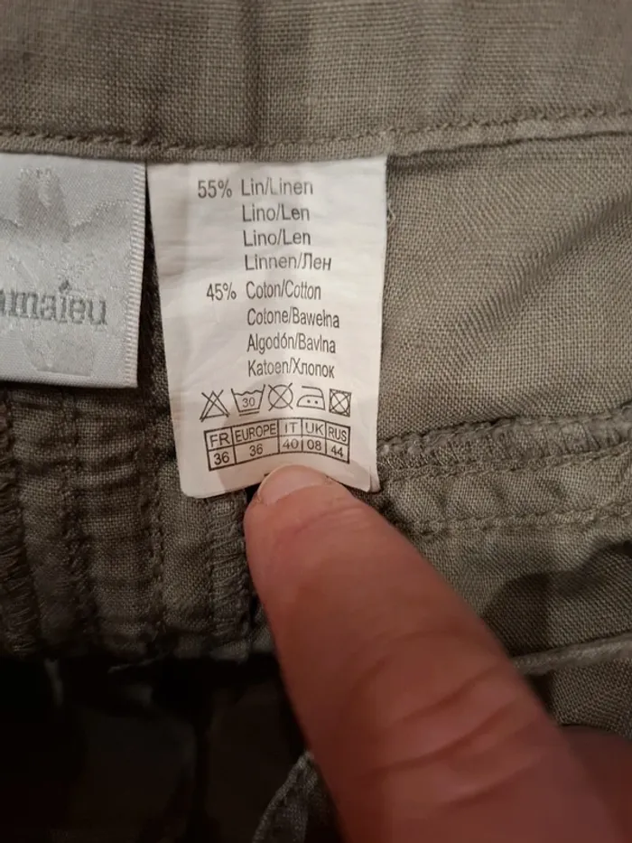 Jupe kaki 36 très bon état - photo numéro 6