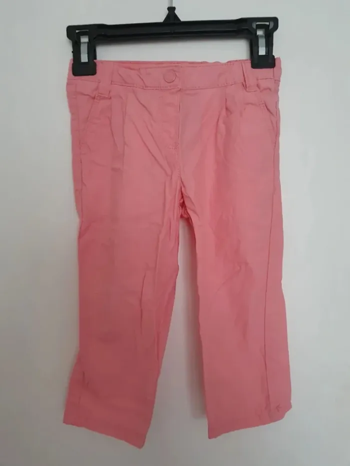 Pantalon leger rose chino vertbaudet taille 4 ans