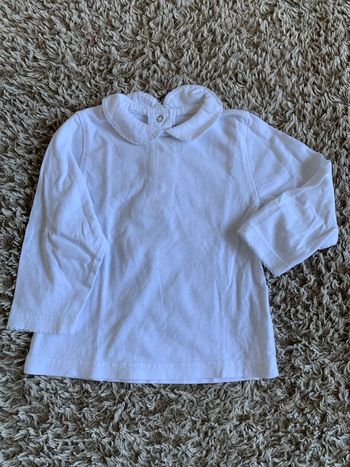 T-shirt col Claudine - grain de blé - 9 mois