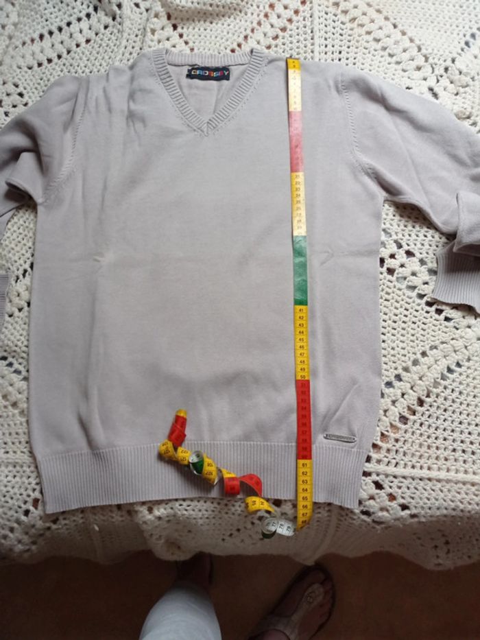 Pull homme col en v - photo numéro 5