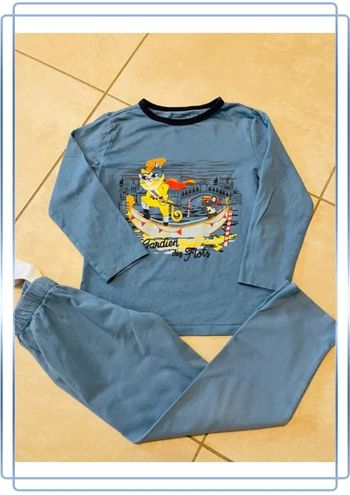 Beau pyjama en coton 5/6 ans sergent major