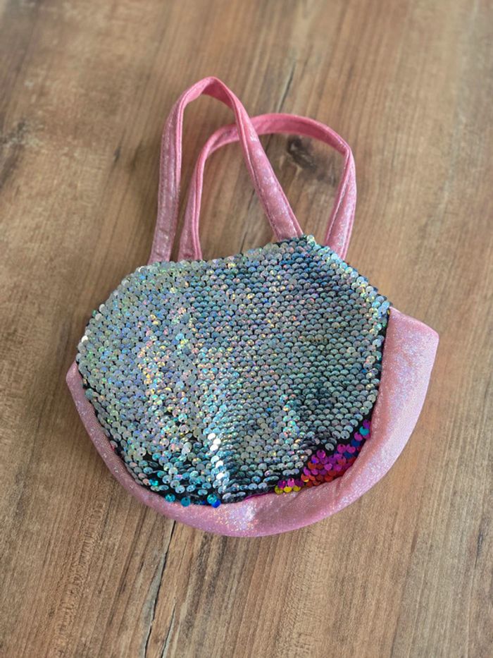 Sac à main fillette à sequins - photo numéro 2