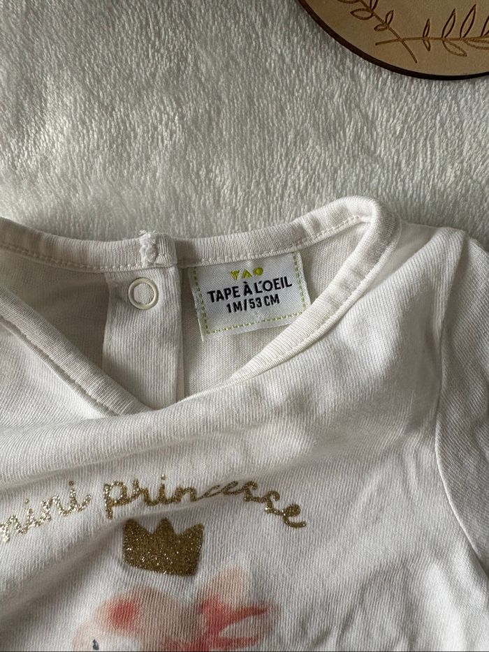 👑 Haut bébé fille - 1 mois - Tape à l’œil - photo numéro 2