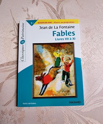 Fables Jean de la Fontaine - Livre VII à XI