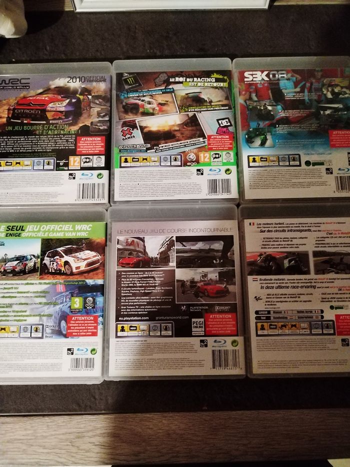 Lot 6 jeux ps3 course automobile. - photo numéro 2