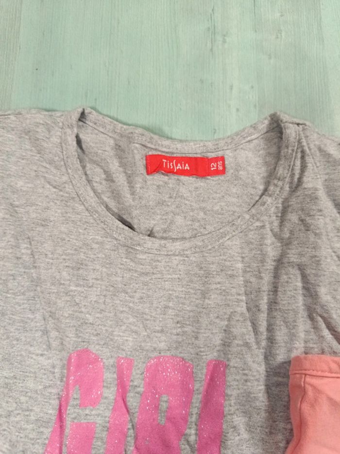 Lot 2 tee shirt 12 ans - photo numéro 4