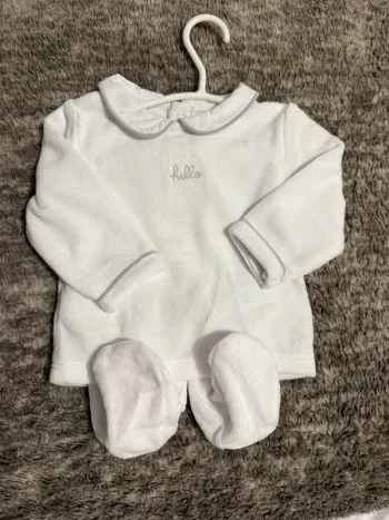ensemble blanc 2 pièces / ensemble pyjamas 2 pièces