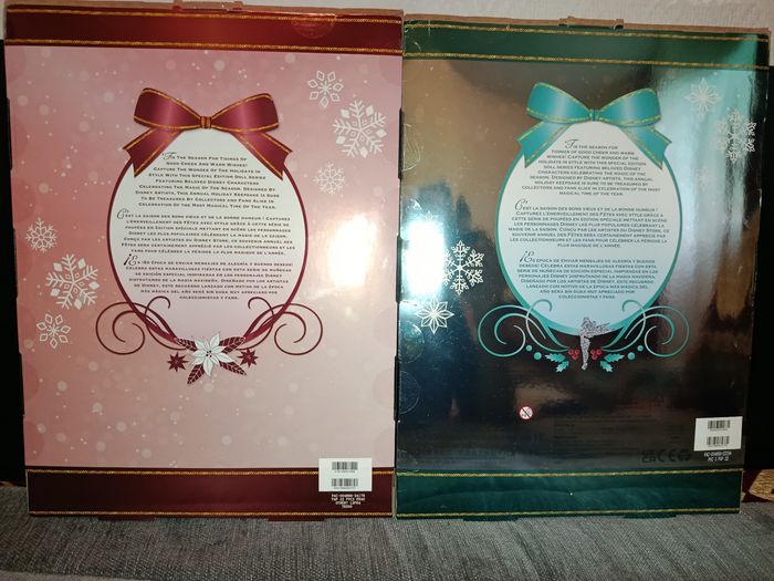 Poupée Disney store édition spéciale belle et clochette Noël - photo numéro 4