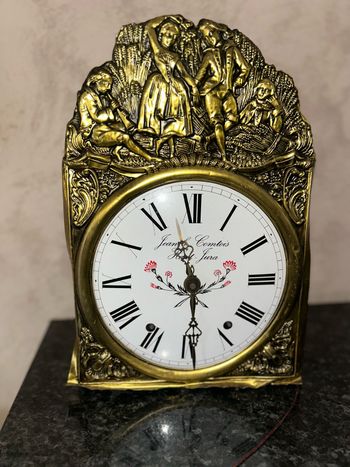 Mécanisme horloge comtoise